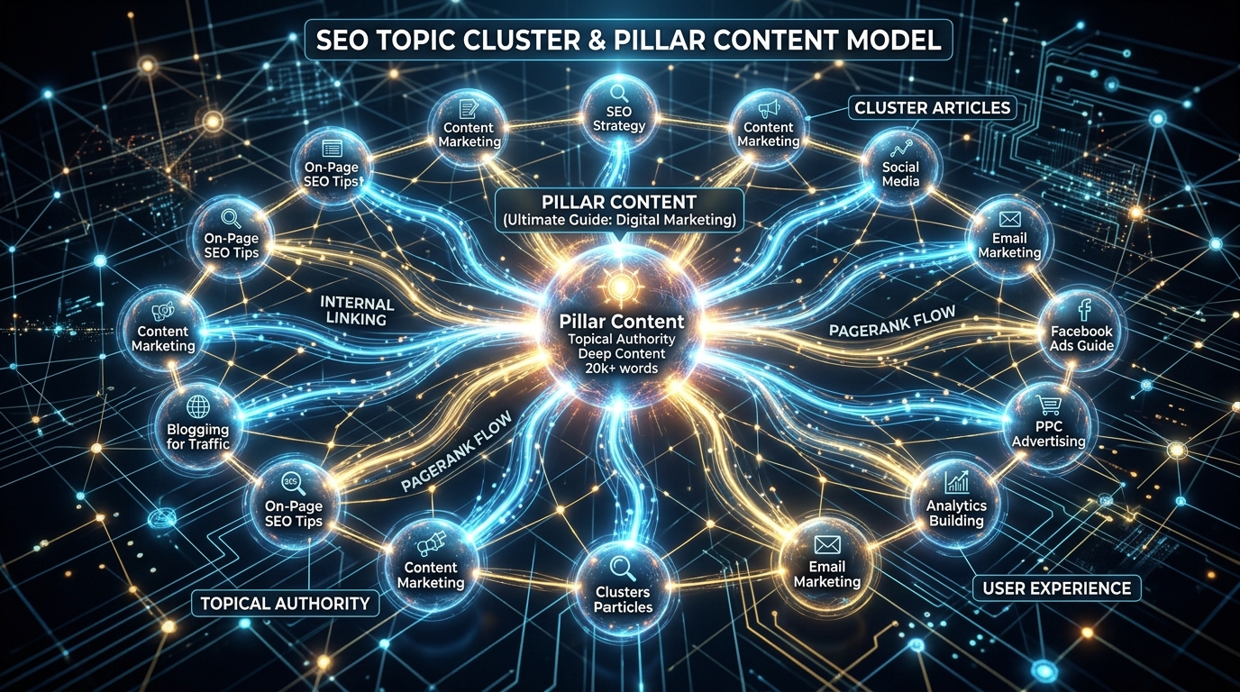 Xây dựng cấu trúc Topic Cluster & Internal Link chuẩn SEO thống lĩnh từ khóa