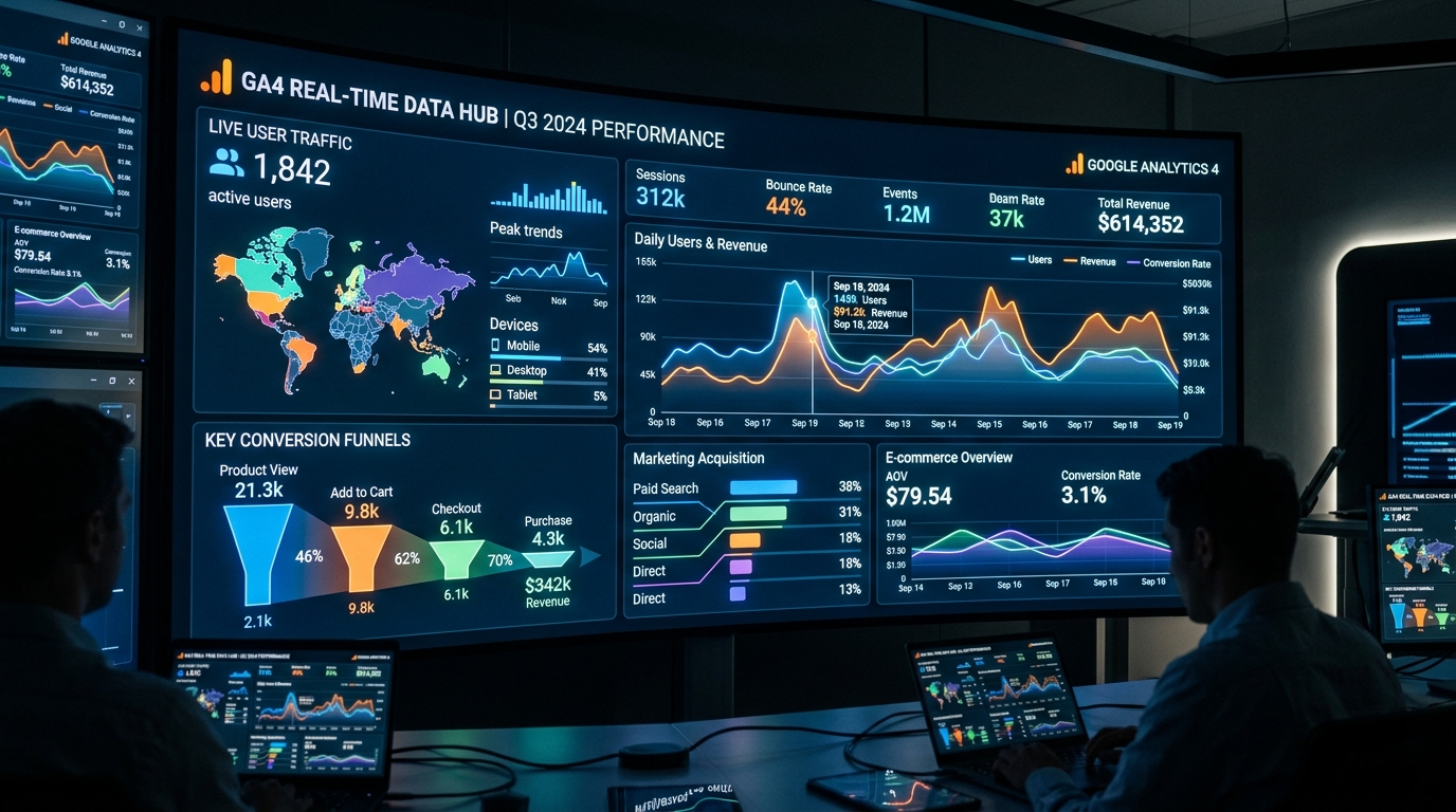 Hướng dẫn cài đặt và khai thác Google Analytics 4 (GA4) chuyên sâu cho website