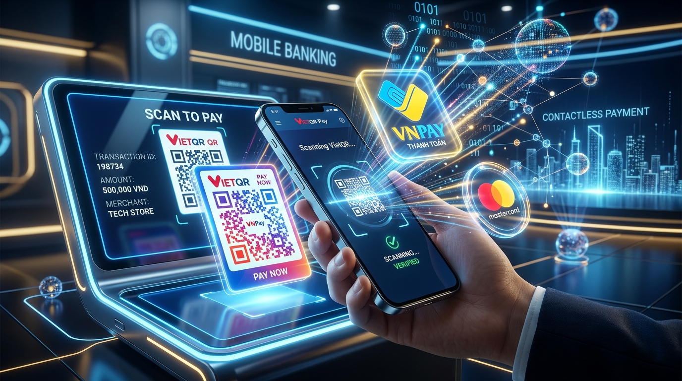 Tích hợp cổng thanh toán online VNPay, MoMo, VietQR cho website bán hàng