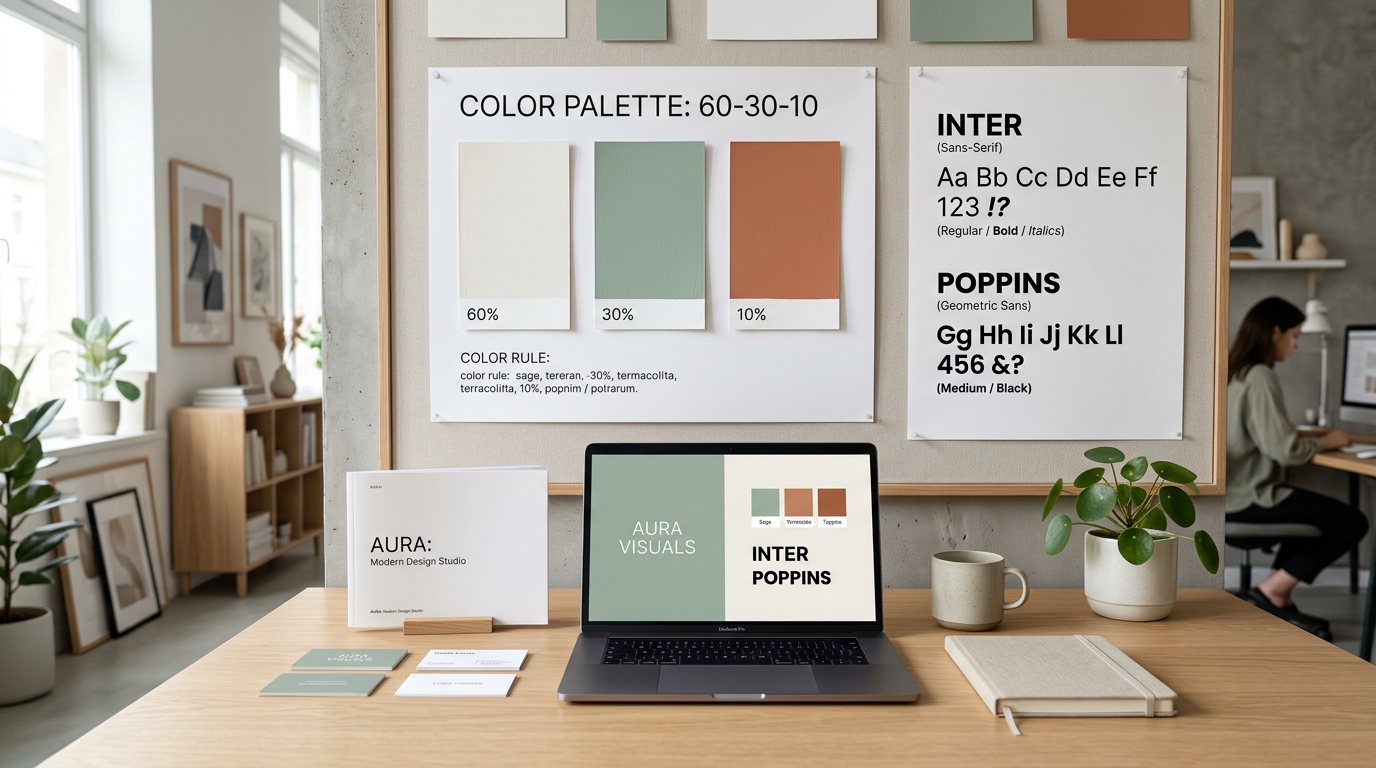 Xu hướng phối màu và Typography trong thiết kế website hiện đại: Nghệ thuật thị giác